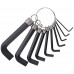 EXTOL CRAFT L-kulcsok IMBUS, készlet 10 db, 2-14mm 6612