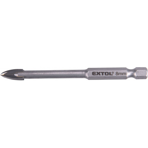 EXTOL PREMIUM fúró üveghez és kerámia keményfémhez, 8mm 8801888