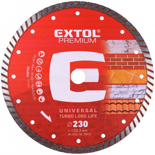 EXTOL PREMIUM gyémántvágó korong 8803035