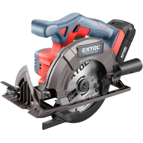 EXTOL akkus körfűrészgép, Share20V,20V,Li-ion,1db akku,1db töltő,2000 mAh,165 mm 8891822