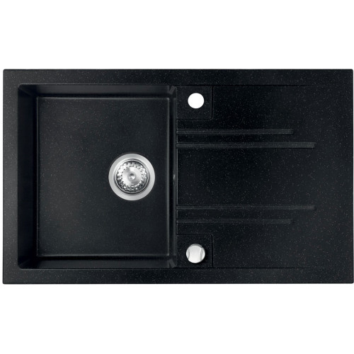 FERRO MEZZO II Medencés gránit mosogató, 780x480mm, grafit shine DRGM48/78HA FERRO MEZZO II Medencés gránit mosogató, 780x480mm, grafit shine DRGM48/78HA
