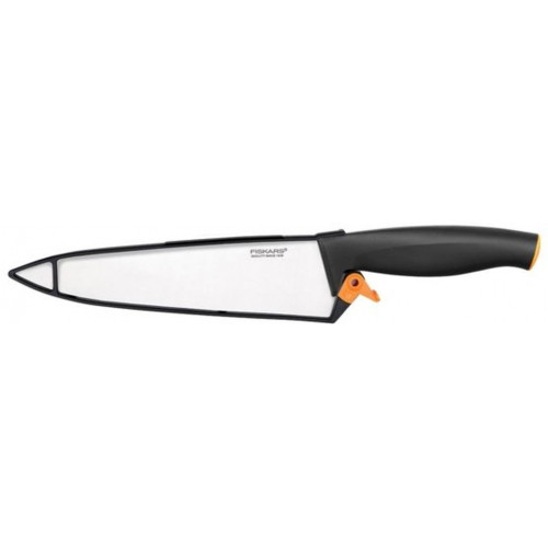 Fiskars Functional Form szakácskés élvédő tokkal 20 cm 1014197 Fiskars Functional Form szakácskés élvédő tokkal 20 cm 1014197
