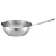 Fiskars All Steel Pure Wok serpenyő, 28 cm 1065629