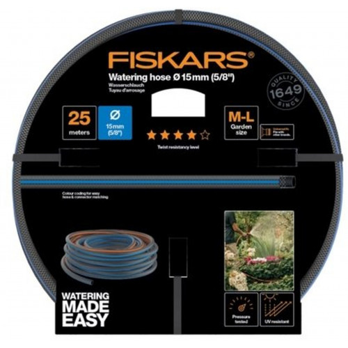 FISKARS Locsolótömlő 15 mm-es (5/8"), 25 m Q4 1027098