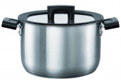 Fiskars Hard Face Steel Edény fedővel, 5l 1052241