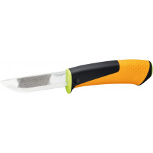 Fiskars Hardware Kés építőipari munkákhoz, tokba épített élezővel, 21,9 cm 1023619