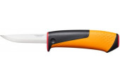 Fiskars Hardware Kés kifinomult famunkákhoz, tokba épített élezővel, 20,9cm 1023620