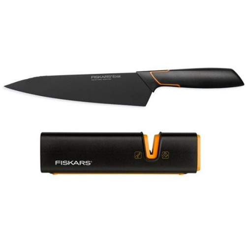 Fiskars Edge kés és késélező díszdobozban 978796