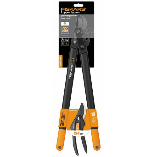 Fiskars PowerGear L78 Ágvágó és SingleStep P26 metszőolló szett 1050181