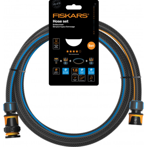 FISKARS Comfort tömlő szett 1.8m Q4 13mm 1057621