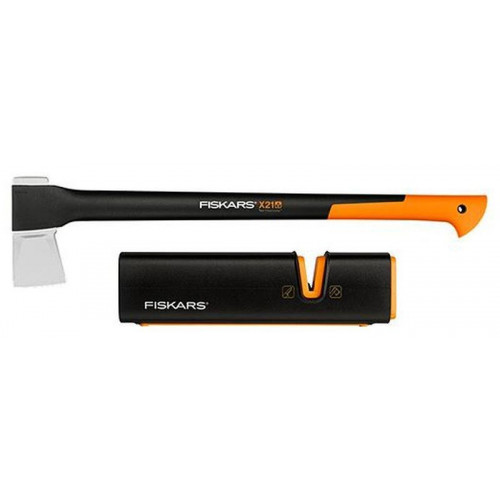 Fiskars X21 Hasítófejsze + Xsharp fejsze- és késélező szett 1019333