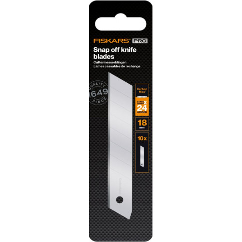 Fiskars CarbonMax Snap-off Pótpengék, 18 mm, 10 db 1048066
