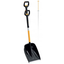 KIÁRUSÍTÁS Fiskars X-series Teleszkópos hólapát, 120-139cm 1057188 DEFORMÁLT