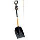 Fiskars X-series Teleszkópos hólapát, 120-139cm 1057188