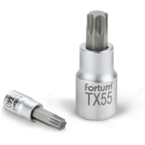 FORTUM ipari Bit dugófej, torx, 1/2", 61CrV5/S2 4700723