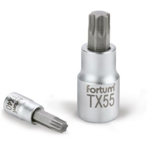 FORTUM ipari Bit dugófej, torx, 1/2", 61CrV5/S2 4700726