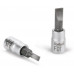 FORTUM Lapos csavarozó dugófej, 1/4", 7 mm, 37 mm 4701802
