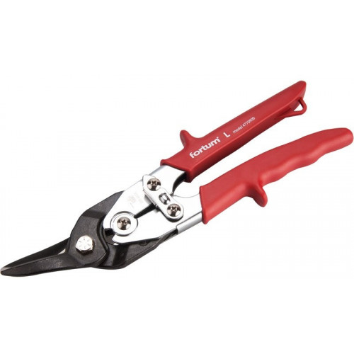 FORTUM lemezvágó olló bal+egyenes vágáshoz, 255mm, CrMoV , HRC 60-62, Tüv/GS 4770900 FORTUM lemezvágó olló bal+egyenes vágáshoz, 255mm, CrMoV , HRC 60-62, Tüv/GS 4770900