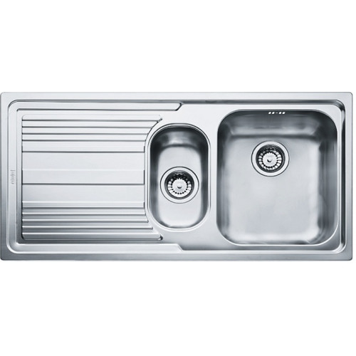 FRANKE Logica LLL 651/7 nemesacél mosogató jobbos medencével, szövetmintás 101.0120.186 FRANKE Logica LLL 651/7 nemesacél mosogató jobbos medencével, szövetmintás 101.0120.186