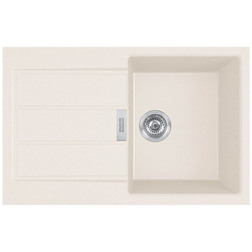 FRANKE Sirius 2.0 S2D 611-78 tectonit mosogató, krém 143.0613.584