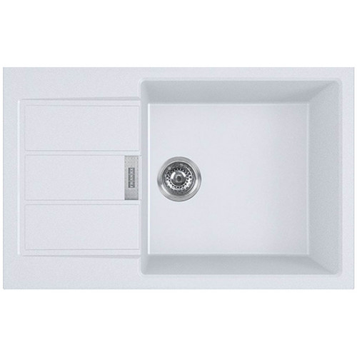 Franke Sirius 2.0 S2D 611-78 XL Tectonit mosogató, 780 x 500 mm, fehér 143.0617.615