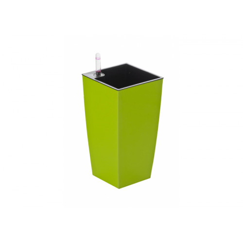 G21 Linea mini önöntöző kaspó, zöld, 26 cm 6392472