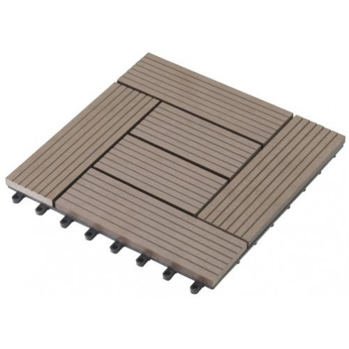 G21 Palmyra WPC burkolócsempe, indiai teak, 2,3 x 30 x 30 cm 6391004