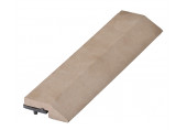 G21 WPC burkolócsempe átvezető profil, egyenes, Indiai teak, 30 x 7,5 cm 63910065