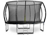 G21 SpaceJump trambulin védőhálóval, 366 cm, fekete 6904269