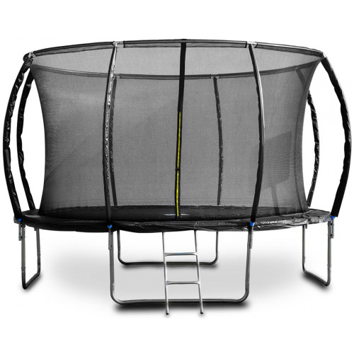 G21 SpaceJump trambulin biztonsági hálóval, 430 cm, fekete 6904270