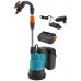 GARDENA 2000/2 Akkus hordóürítő szivattyú (2bar/2000l/ó) (1x2,0Ah/18V) P4A 14602-20