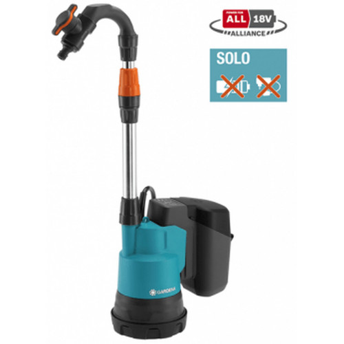 GARDENA 2000/2 Akkus hordóürítő szivattyú (2bar/2000l/ó) 18V, akku, töltő nélkül 14602-55