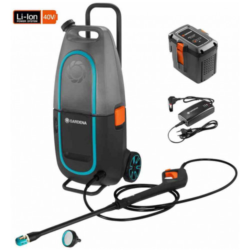 KIÁRUSÍTÁS GARDENA AquaClean Li-40/60 akkumulátoros magasnyomású mosó 9341-20 SZERVIZELT
