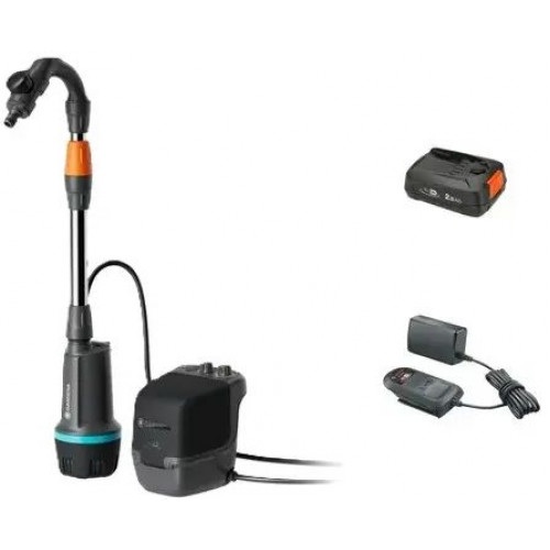 Gardena 2400 ComfAuto 18V P4A Akkus hordószivattyú, automata (1x 2,5Ah) 14605-20 Gardena 2400 ComfAuto 18V P4A Akkus hordószivattyú, automata (1x 2,5Ah) 14605-20