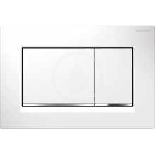 Geberit Sigma30 nyomólap, fehér/fényes króm/fehér 115.883.KJ.1