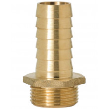 GEBO Tömlővég 3/4" x 20 mm sárgaréz 315B-20-5BR