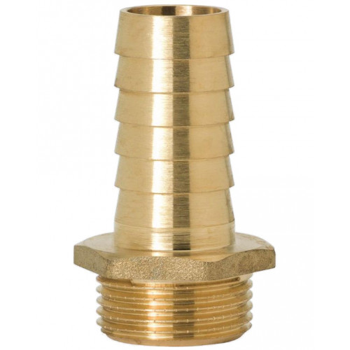GEBO Tömlővég 3/4" x 20 mm sárgaréz 315B-20-5BR