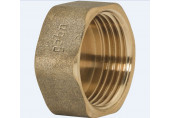 GEBO Hatlapú menetes kupak 1 1/2" F, sárgaréz 300-8BR