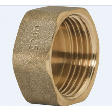 GEBO Hatlapú menetes kupak 1 1/2" F, sárgaréz 300-8BR