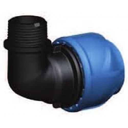 GEORG FISCHER iJOINT polipropilén könyök, 50 × 6/4", 90°, külső menetes 158-400-059