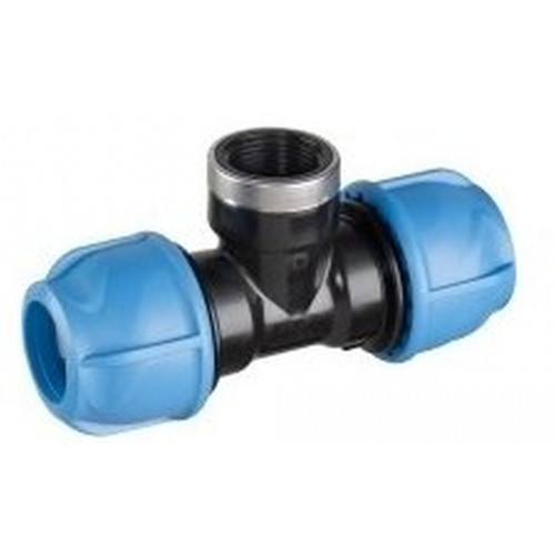 GEORG FISCHER iJOINT polipropilén T-idom, 90°, 25 × 1/2", belső menetes 158-400-179