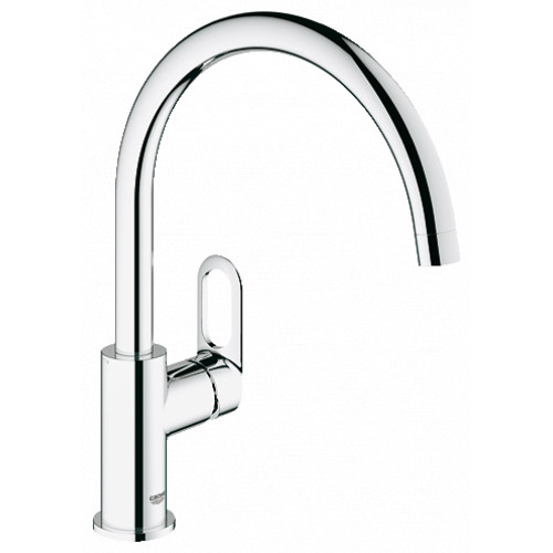 GROHE BauLoop egykaros mosogatócsap, króm 31368000 GROHE BauLoop egykaros mosogatócsap, króm 31368000