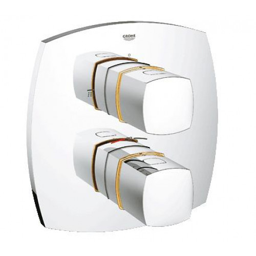 GROHE Grandera egykaros termosztátos kád/zuhanycsaptelep, arany/króm 19948IG0