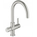GROHE Red Duo egykaros mosogatócsap, szuperacél 30033DC0