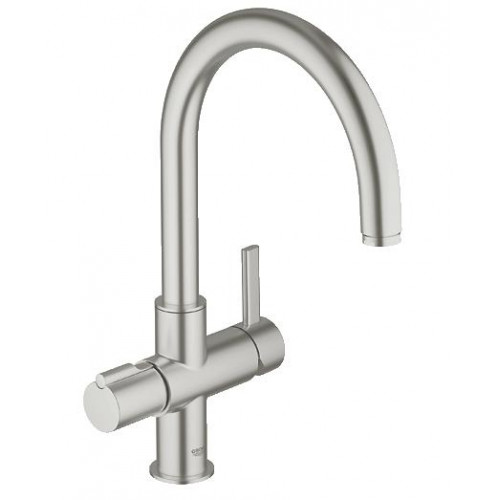 GROHE Red Duo egykaros mosogatócsap, szuperacél 30097DC0