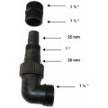GÜDE szivattyúcsatlakozó csonk, 1 1/2" 94539