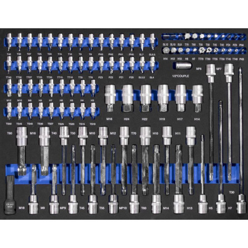 GÜDE kulcskészlet 1/2 "1/4" 39113