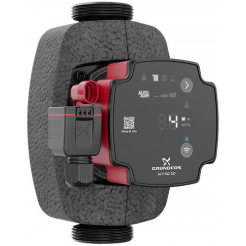Grundfos ALPHA2 GO 25-75 180 220-240V 9H AG0 Fűtési keringető szivattyú 93074276 Grundfos ALPHA2 GO 25-75 180 220-240V 9H AG0 Fűtési keringető szivattyú 93074276