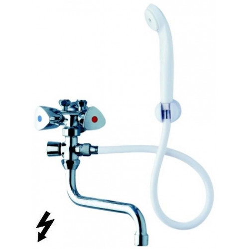 HAKL klasszikus alacsonynyomású mosdócsap zuhanyfejjel, 15/200 cm HABAT010