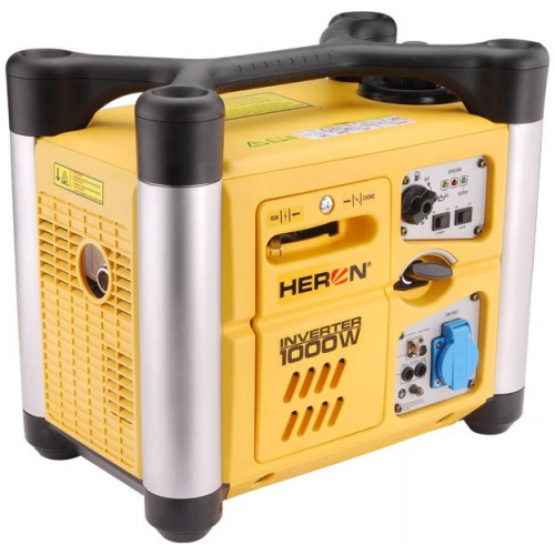 HERON DGI-10SP benzinmotoros áramfejlesztő, 1,0kVA, 230V hordozható 8896216